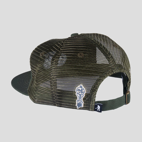 Pass Port - Fretworks Workers Trucker Hat (Black/Elm)